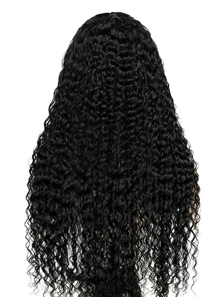 Chic Luxe Hair Pre-Styled Ready To Go Bleached Pre-Cut Lace Pre-Braided Curly Wig | 100% Human Hair | 250% Density