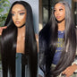 Chic Luxe Hair Full Glueless Lace Front Straight Long Natural Wig | 100% Human Hair