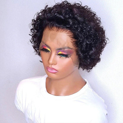Chic Luxe Hair Glueless Wear & Go Pixie Lace Front Short Curly Wig | 100% Human Hair