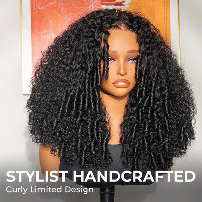 Chic Luxe Hair Big Spiral Curly Wig | Pre-Cut Lace | 100% Human Hair | 250% Density