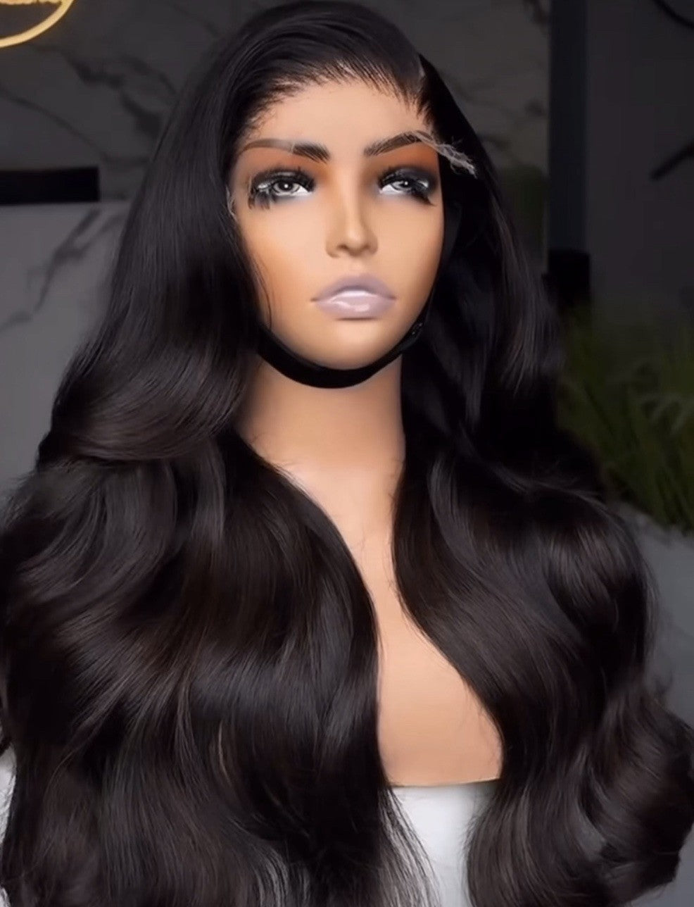 Single Donor Raw Vietnamese SDD Body Wave Glueless Lace Front Wig 100% Raw Vietnamese Hair | Full Density 13*6 Lace Front Natural Black