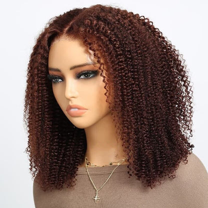 Chic Luxe Hair Glueless Wear And Go Lace Front Bouncy Curly Short Wig | 100% Human Hair