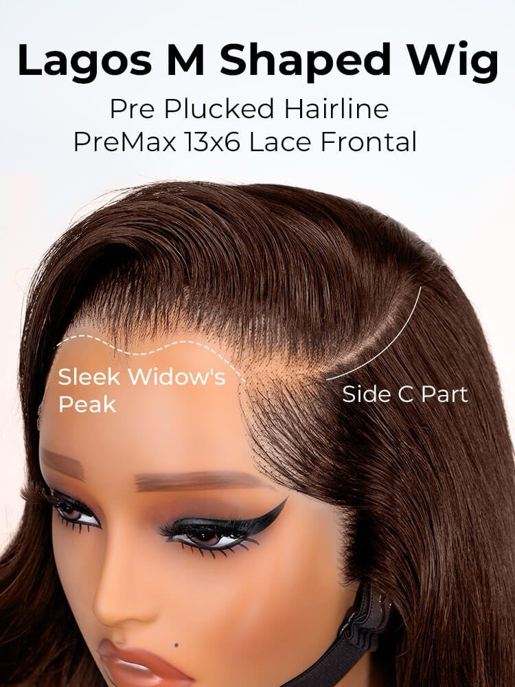 THE MILAN
Dark Brown Side Part Body Wave Wig