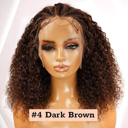 Chic Luxe Hair Glueless Braided Full Lace Front Curly Wig | Short/Long | 100% Human Hair