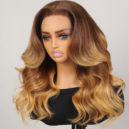 Chic Luxe Hair Honey Blonde Body Wave Wig | 13x4 Lace Front | 100% Human Hair