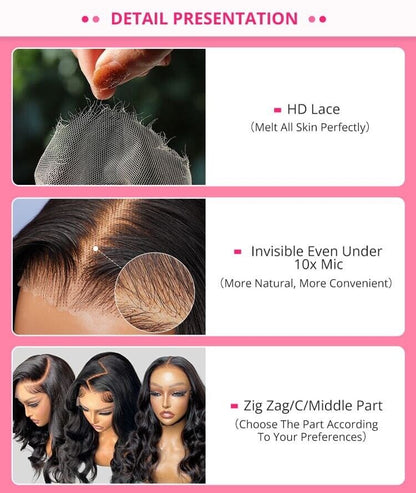 Human Hair Wigs Wig Glueless Wear And Go Women Lace Front Curly Long