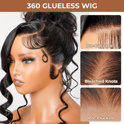 Chic Luxe Hair 360 Lace Front Wig | Body Wave | 100% Human Hair | 22 Inch