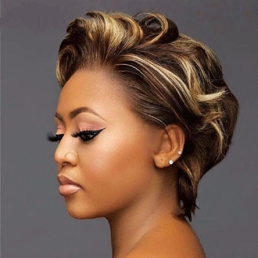 Chic Luxe Hair Glueless Wear & Go Lace Front Pixie Short Wig | 100% Human Hair