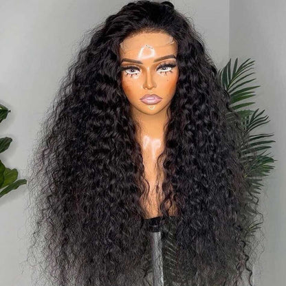Chic Luxe Hair Glueless Wear Go Pre-Cut Lace Front Water Wave Long Wig | 100% Human Hair