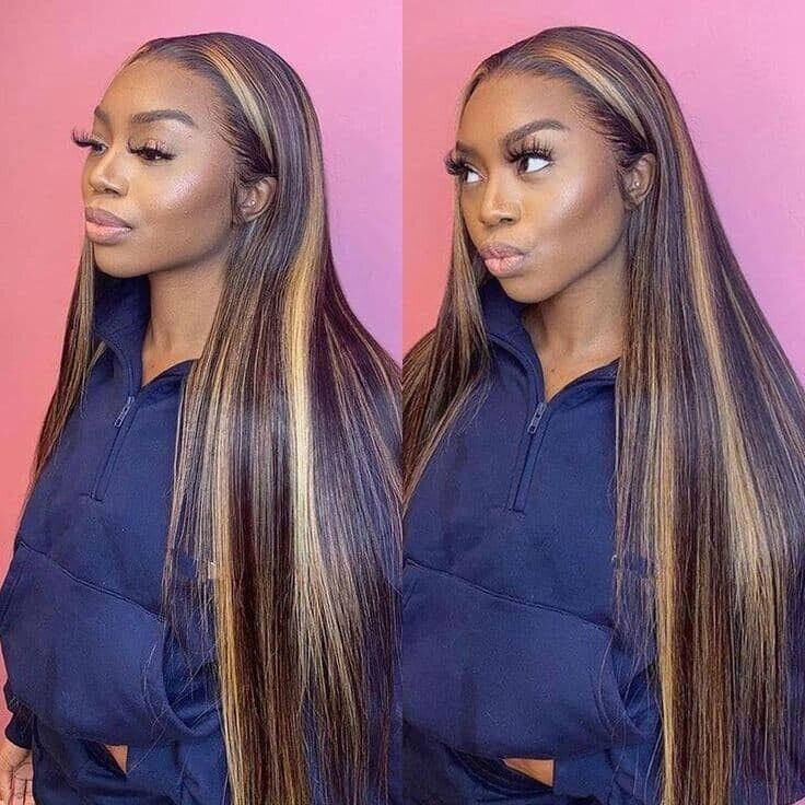 Human Hair Wigs Wig Glueless Wear and Go Women Pre-cut Lace Front Curly Long
