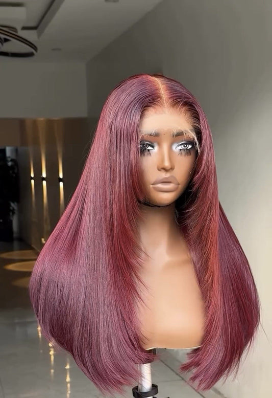 ChicLuxe Hair Vietnamese SDD Layered Cut Lace Bone Straight Glueless Wig | 100% Vietnamese Hair | Full Density