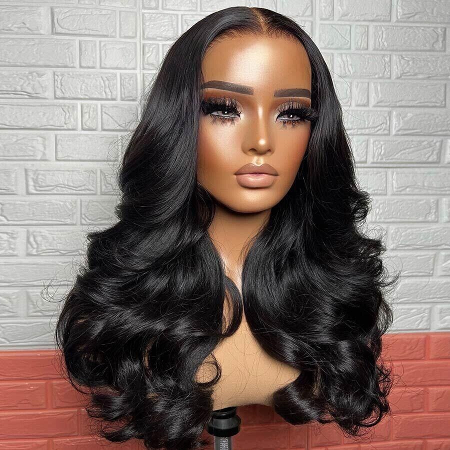 Chic Luxe Hair Glueless Ready To Wear Wavy Straight Wig | Pre-Cut Lace Front | 100% Human Hair