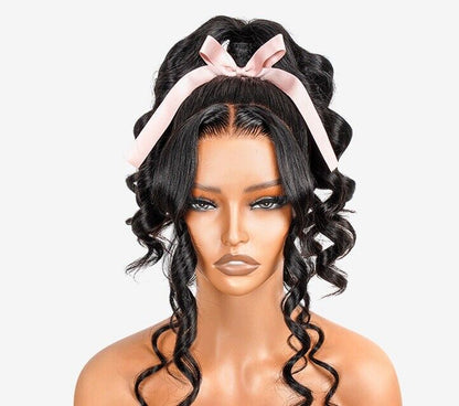 Vietnamese Glueless Ready To Wear 360 Lace Front Human Hair Wigs  Pre Styled Women Wig