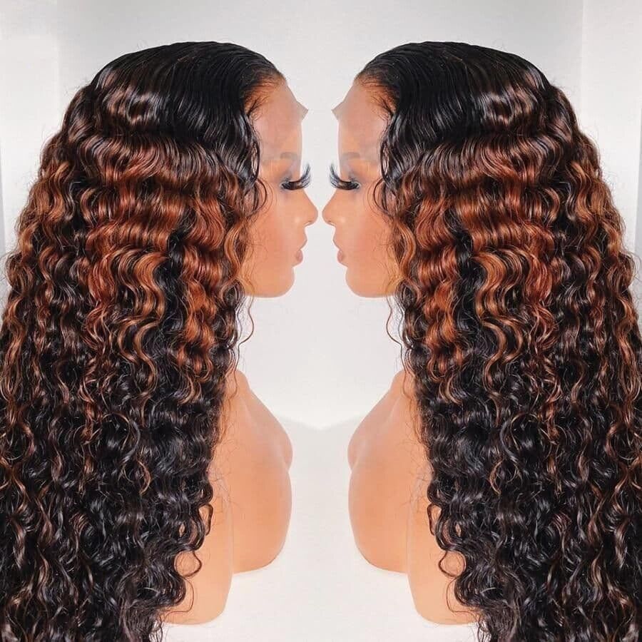 Chic Luxe Hair Glueless Curly Full Lace Front Wig | Long/Short | P30 Ombre | 100% Human Hair