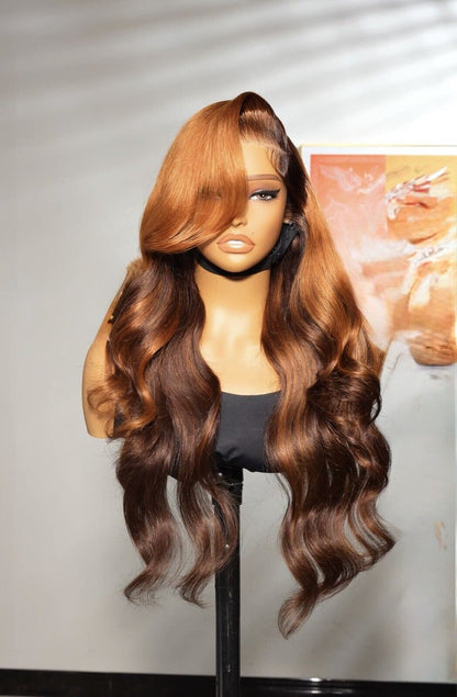 Chic Luxe Hair Vietnamese Full Lace Front Pre-Styled Customised Wavy Wig | 100% Vietnamese Hair | 250%