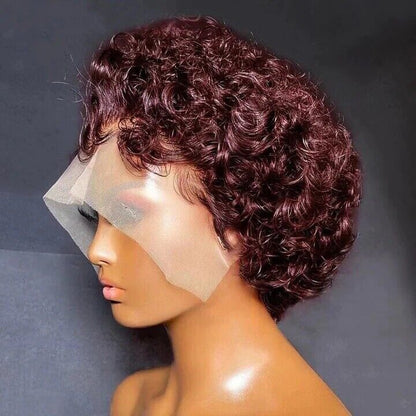 Chic Luxe Hair Glueless Wear & Go Pixie Lace Front Short Wig | 99j | 100% Human Hair