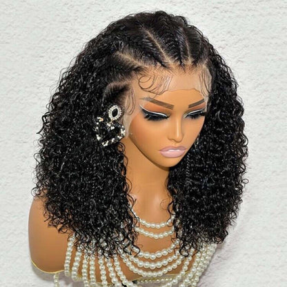 Chic Luxe Hair Glueless Braided Full Lace Front Curly Wig | Short/Long | 100% Human Hair