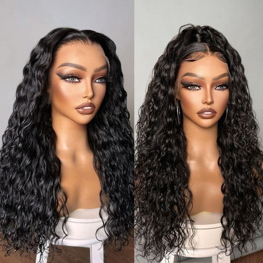 Human Hair Wigs Wig Glueless Wear And Go Women Lace Front Curly Long