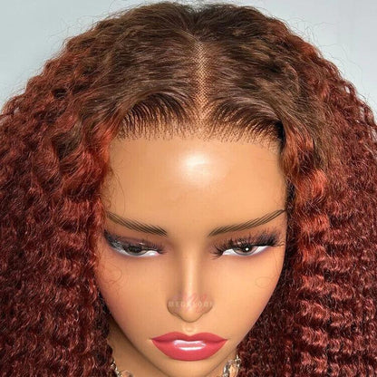 Human Hair Wigs Women Glueless Wear and Go Lace Front Afro Kinky  Wig