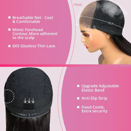 Chic Luxe Hair Full Glueless Wear & Go Curly Lace Front Short Bob Wig | 250% Density | 100% Human Hair