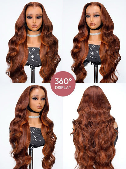 THE VALENCIA
Burnt Orange Highlight Glueless Wig