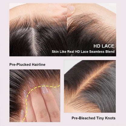 Single Donor Raw Vietnamese SDD Body Wave Glueless Lace Front Wig 100% Raw Vietnamese Hair | Full Density 13*6 Lace Front Natural Black