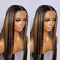 Human Hair Wigs Wig Glueless Wear and Go Women Pre-cut Lace Front Curly Long