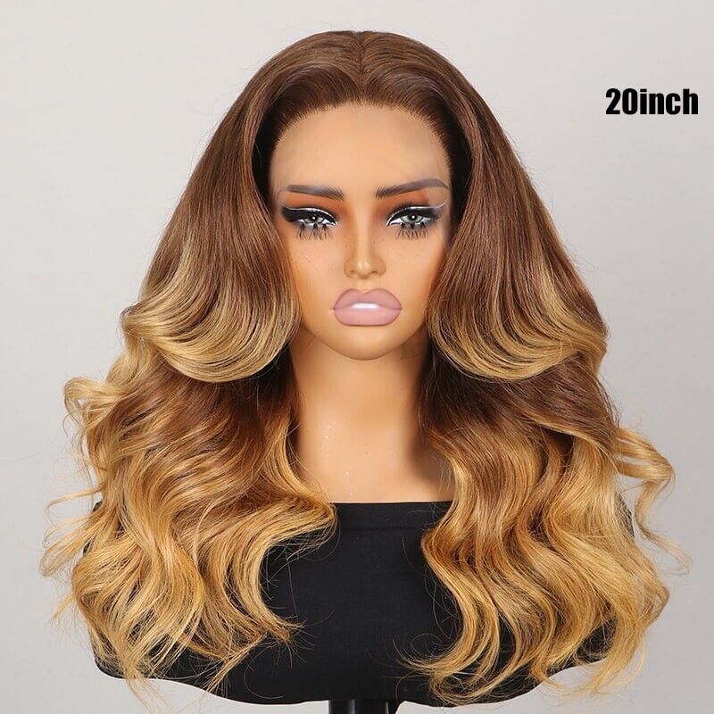 Chic Luxe Hair Honey Blonde Body Wave Wig | 13x4 Lace Front | 100% Human Hair