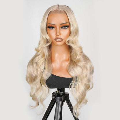 Chic Luxe Hair P18/613 Blonde Highlight Fishtail Braid Princess Haircut 13*4 Frontal Wig | 100% Human Hair