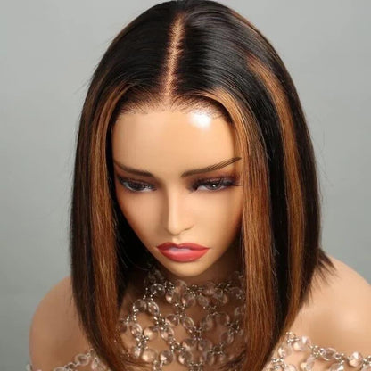 Chic Luxe Hair Glueless Wear & Go Lace Front Short Bob Wig | 100% Human Hair