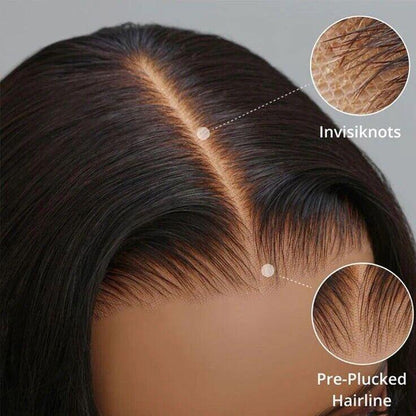 Chic Luxe Hair Glueless Lace Front Straight Wear And Go Short Wig | 100% Human Hair