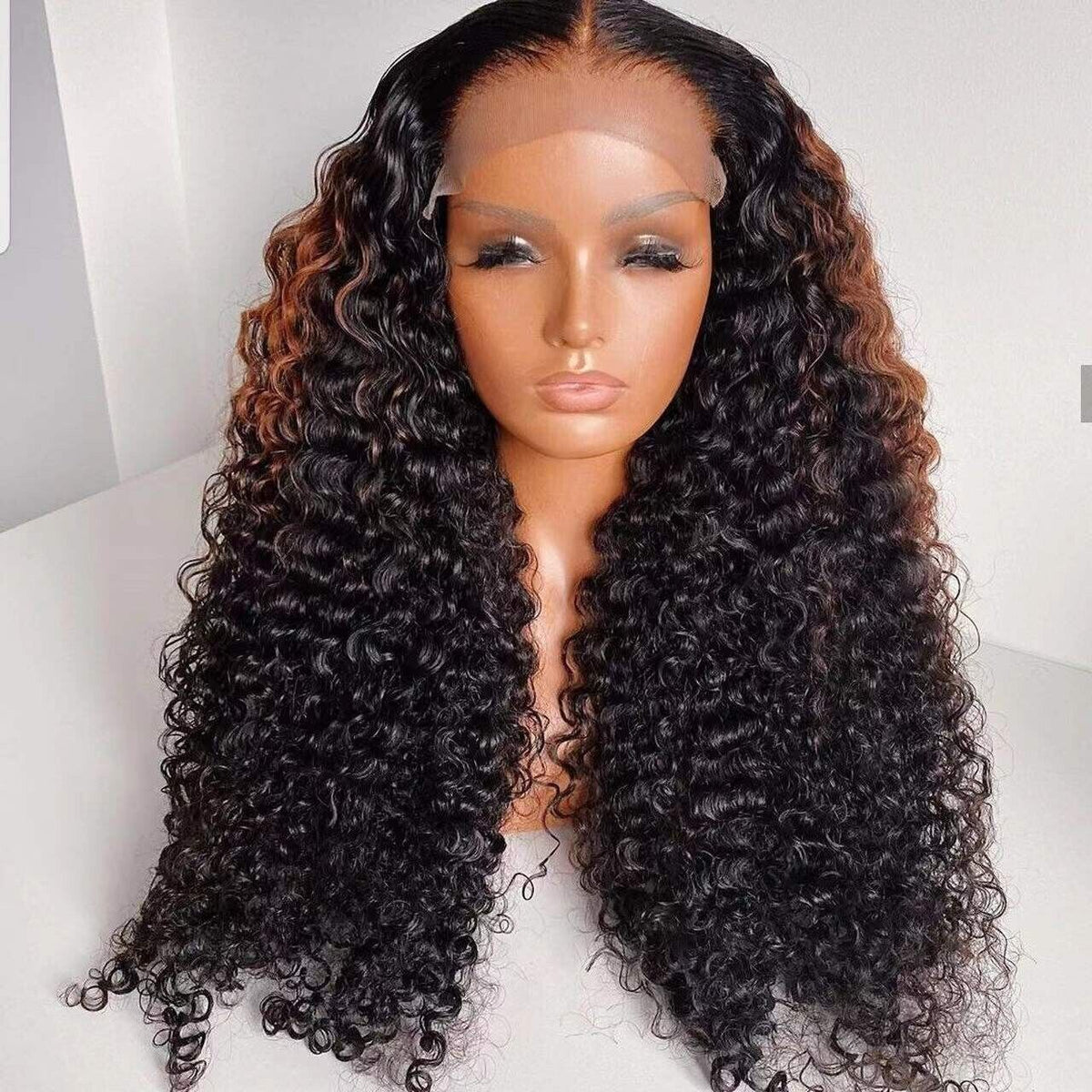 Chic Luxe Hair Glueless Curly Full Lace Front Wig | Long/Short | P30 Ombre | 100% Human Hair