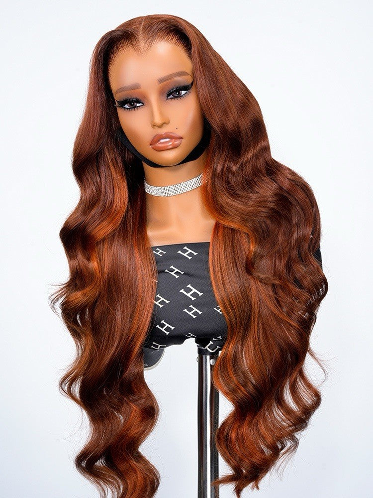 THE VALENCIA
Burnt Orange Highlight Glueless Wig