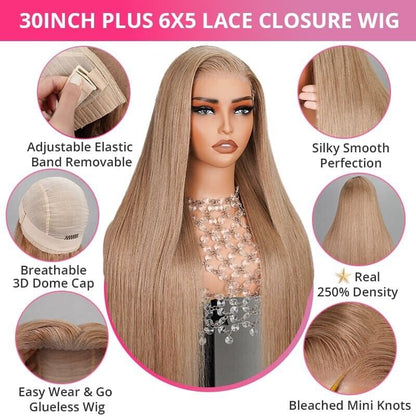 Chic Luxe Hair Glueless Wear Go Pre-Cut Lace Front Wig | Straight/Curly | 100% Human Hair