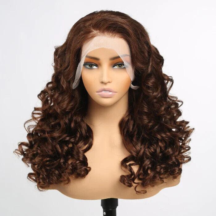 Chic Luxe Hair Glueless Funmi Spiral Curly Full Lace Front Long Wig | 100% Human Hair