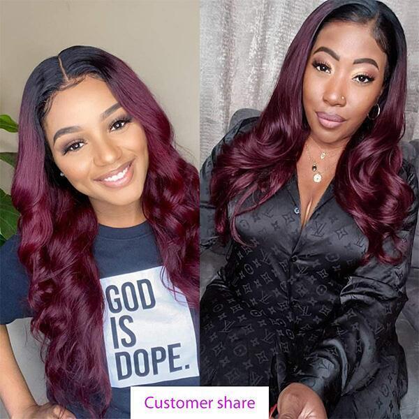 Chic Luxe Hair Glueless Lace Front Straight Wig | Short/Long | Coloured | 100% Human Hair