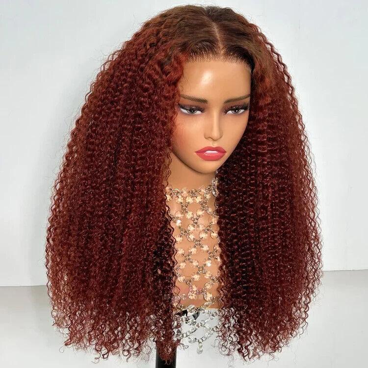 Human Hair Wigs Women Glueless Wear and Go Lace Front Afro Kinky  Wig