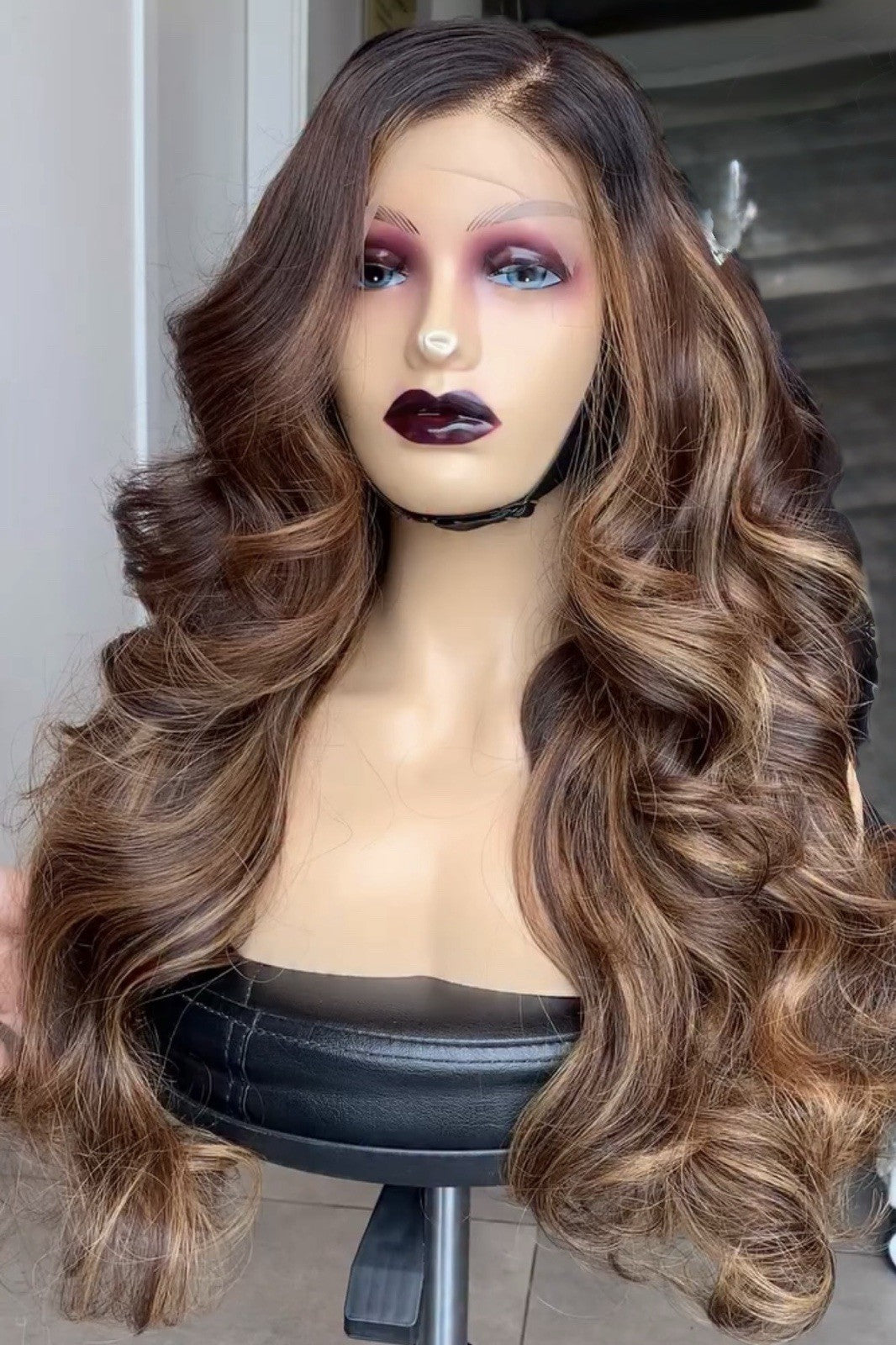 ChicLuxe Hair Single Donor Raw Vietnamese SDD Bouncy Curly Glueless Lace Front Wig | 13*6 Lace Custom Colour