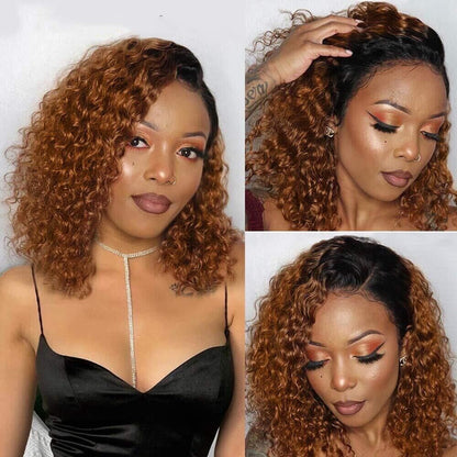 Chic Luxe Hair Glueless Curly Wear and Go Lace Front Short Wig | 100% Human Hair