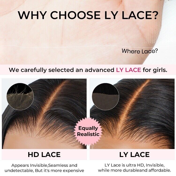 Human Hair Glueless Pre Cut Lace Ready To Wear Wig Body Wave Women Wigs 250%