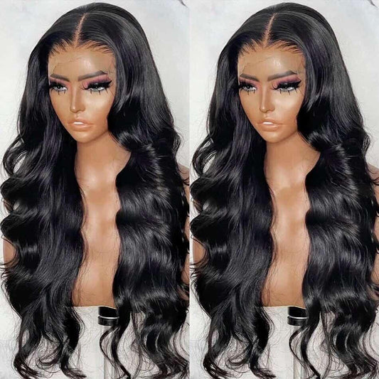 Chic Luxe Hair Full Lace Front Wavy Long Wig | Crystal/Invisible Lace | 100% Human Hair