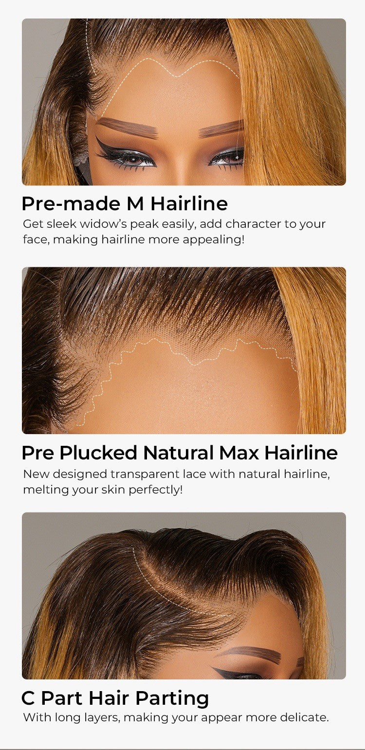 THE MONROE
Amber Cocoa Body Wave Glueless Wig