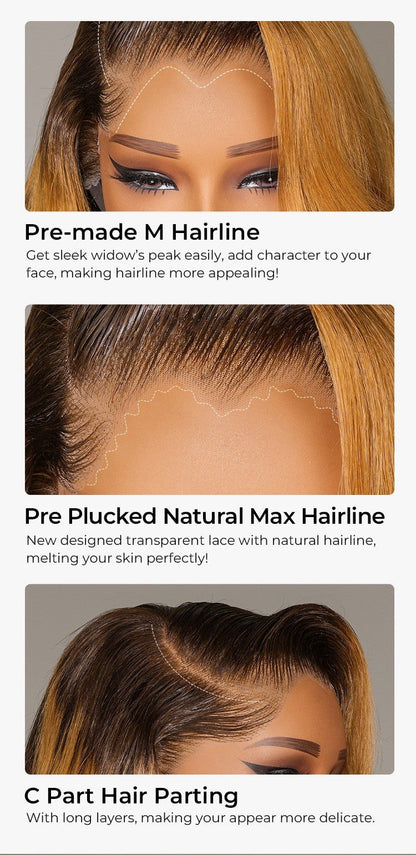 THE MONROE
Amber Cocoa Body Wave Glueless Wig