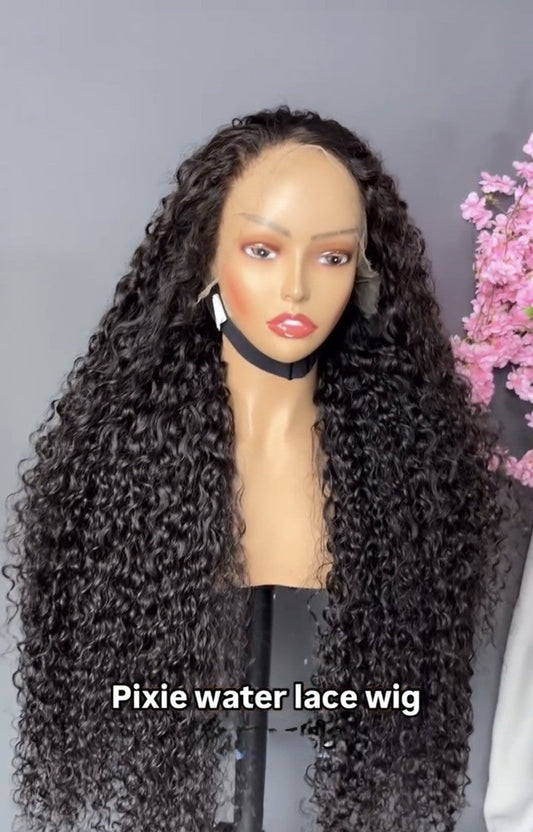 ChicLuxe Hair Vietnamese Lace Front Pixie Water Curly Glueless Wig | 100% Vietnamese Hair | 300%