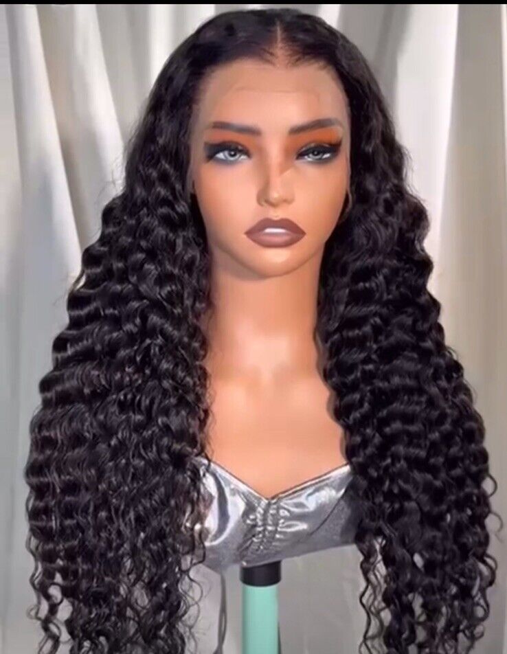 Chic Luxe Hair Loose Curly Glueless Lace Frontal Wig | 100% Human Hair | 250% Density
