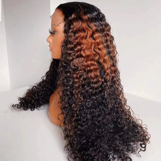 Chic Luxe Hair Glueless Curly Full Lace Front Wig | Long/Short | P30 Ombre | 100% Human Hair