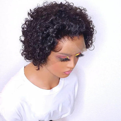 Chic Luxe Hair Glueless Wear & Go Pixie Lace Front Short Curly Wig | 100% Human Hair