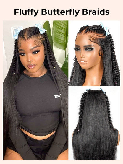 THE SAVANNAH
Butterfly Braids Silky Straight Melt Wig