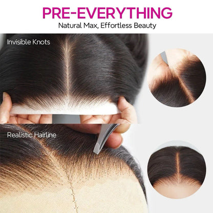 Single Donor Raw Vietnamese SDD Body Wave Glueless Lace Front Wig 100% Raw Vietnamese Hair | Full Density 13*6 Lace Front Natural Black