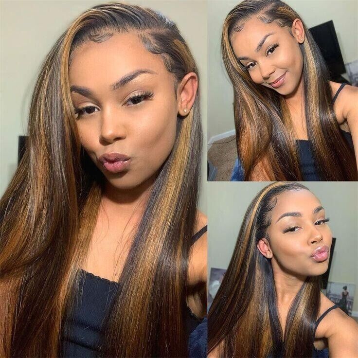 Human Hair Wigs Wig Glueless Wear and Go Women Pre-cut Lace Front Curly Long